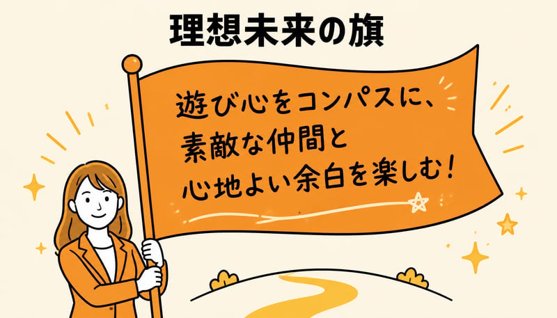 軽部_理想未来の旗